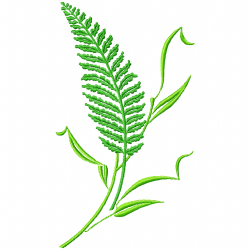 Flowers And Tree Embroidery Design 2